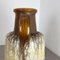 Large Fat Lava Pottery Multi Color Floor Vase attributed to Scheurich, 1970s 12