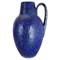 Fat Lava Blue Floor Vase from Scheurich, Germany Wgp, 1970s, Image 1