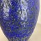 Fat Lava Blue Floor Vase from Scheurich, Germany Wgp, 1970s, Image 15