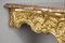 Louis XV Eckkonsole aus Vergoldetem Holz & Breche Marmorplatte, 1850er 6