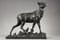 Bronzeskulptur Großer Hirsch nach der Häutung von C. Paillet, 1910er 6