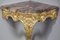 Rococo Corner Console in Carved Wood & Breccia Marble, 1850s, Image 12