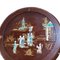 Chinese Tea Table and Stools in Mahogany, 1940s, Set of 4, Image 5