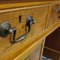 Victorian Style Desk with Green Leather Top, 1980s 8