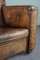 Vintage Brown Leather Armchair 10
