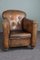 Fauteuil Vintage en Cuir Marron 3