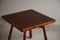 Modern Danish Club Legged Square Side Table in Birch by Arnold Madsen, 1950s, Image 8