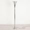 Art Deco Tall Chrome Trumpeted Uplighter on Stepped Circular Base c.1930 1