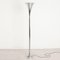 Art Deco Tall Chrome Trumpeted Uplighter on Stepped Circular Base c.1930, Image 1