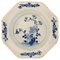 Chinese Porcelain Soup Plate Blue and White from the Blue Family, 1750 1