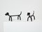 Dachshund Andirons in Wrought Iron by Edouard Schenck, 1950s, Set of 2, Image 7