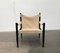 Mid-Century Danish Safari Chairs by Erik Wørts for Niels Eilersen, 1960s, Set of 2 3
