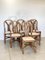 Chaises en Bambou et Cuir de McGuires, Set de 6 2