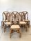 Bamboo & Leather Chairs from McGuires, Set of 6, Image 1