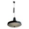 Lampada a sospensione in plastica nera, Immagine 2