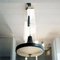 Lampada a sospensione in plastica nera, Immagine 7