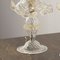 Tischlampen aus Muranoglas in Kristallfarbe mit künstlerischen Verzierungen in Blattgold, Italien, 2000er, 2er Set 11