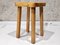 Pine Wood Stool by Charlotte Perriand for Les Arcs 4