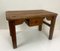 Petite Table d'Appoint Rustique avec Tiroir en Pin, France, 1900s 2