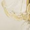 Lampade da tavolo in vetro di Murano color cristallo e foglia oro, Italia, inizio XXI secolo, set di 2, Immagine 15