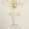 Murano Glass Table Lamps in Crystal Color Line Straight & Gold Leaf, Italy, 2000s, Set of 2 14