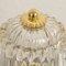 Murano Glass Table Lamps in Crystal Color Line Straight & Gold Leaf, Italy, 2000s, Set of 2 12