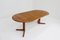 Vintage Danish Round Extendable Dining Table, 1960s 2