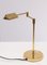 Small Brass Swing Arm Table Lamp, Germany, 1972 6