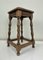 Early 20th Century French Rustic Oak Stool, 1920s 6