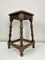 Early 20th Century French Rustic Oak Stool, 1920s 9