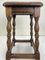 Early 20th Century French Rustic Oak Stool, 1920s 7