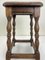Early 20th Century French Rustic Oak Stool, 1920s, Image 7