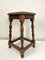 Early 20th Century French Rustic Oak Stool, 1920s 11