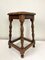 Early 20th Century French Rustic Oak Stool, 1920s, Image 11