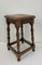 Early 20th Century French Rustic Oak Stool, 1920s, Image 13