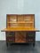 Vintage Klapp Sideboard mit Nussholz Intarsien, 1950er 3