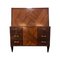 Vintage Flap Sideboard with Walnut Inlays, 1950s 1
