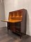 Vintage Klapp Sideboard mit Nussholz Intarsien, 1950er 2