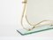 Brass & Murano Glass Table Vanity Mirror by Gio Ponti for Fontana Arte, 1950s 7