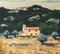 Michel Terrapon, Country Landscape, 1980s, Oil on Cardboard, Framed, Image 5