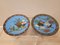 19th Century Cloisonne Enamel Plate in Metal, Japan, Set of 2 4