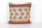 Handmade Wool Hemp Organic Kilim Cushion Cover, 2010s 1