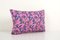 Uzbek Pink Roller Printed Cotton Cushion Cover, 2010s 3