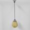 Lampe à Suspension Art Déco avec Abat-Jour Hexagonal Marbré, 1930s 13