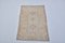 Small Handwoven Peach Wool Area Rug, Image 3