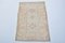 Small Handwoven Peach Wool Area Rug, Image 5