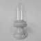 Wandlampe aus Porzellan mit Glasschirm, 1930er 2