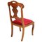 Antike französische Beistellstühle aus handgeschnitztem Ahornholz, 1820, 2 . Set 5