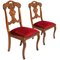 Antique French Side Chairs in Hand Carved Maple Wood, 1820, Set of 2 2