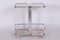 Mid-Century Chrome Serving Trolley in Smoked Glass, Czechia, 1960s, Image 9